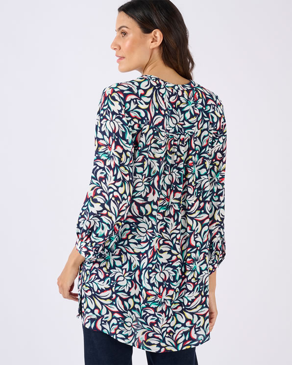 Tunique créponnée pure viscose