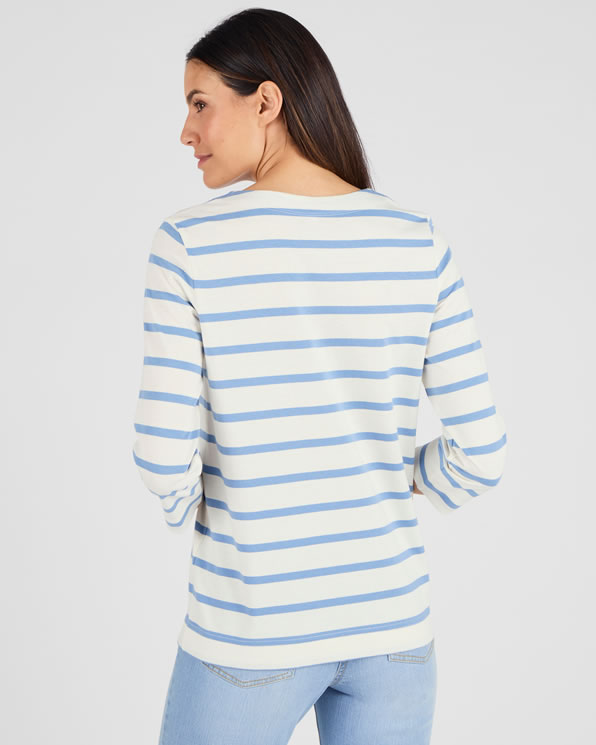 T-shirt rayé pur coton