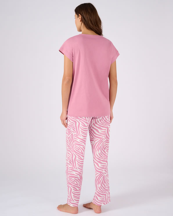 Pyjama van jerseytricot zuiver katoen