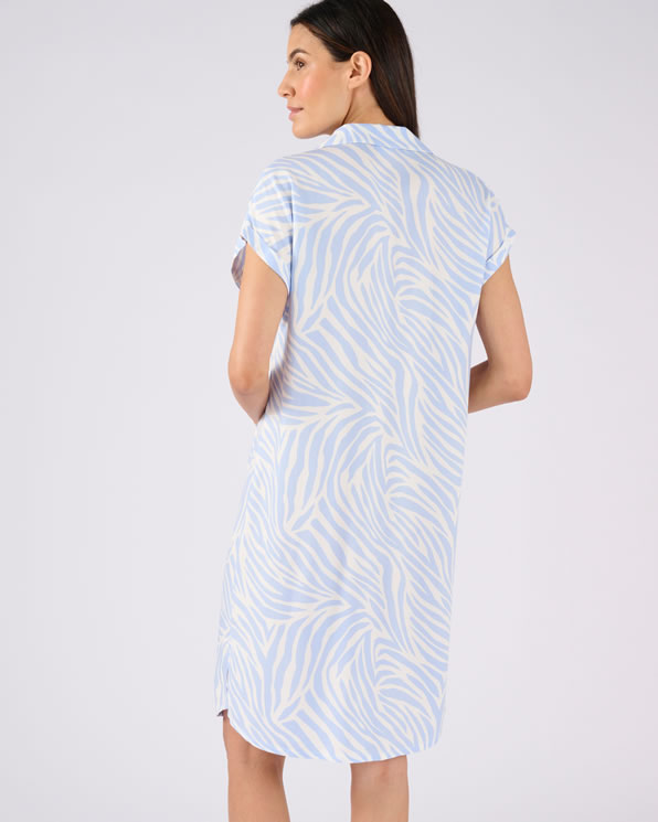 Nachthemd van zuivere viscose