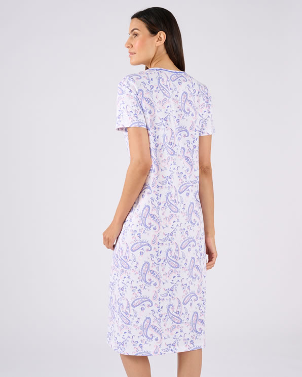 Chemise de nuit en maille jersey pur coton