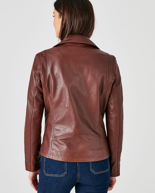 Veste cuir mouton