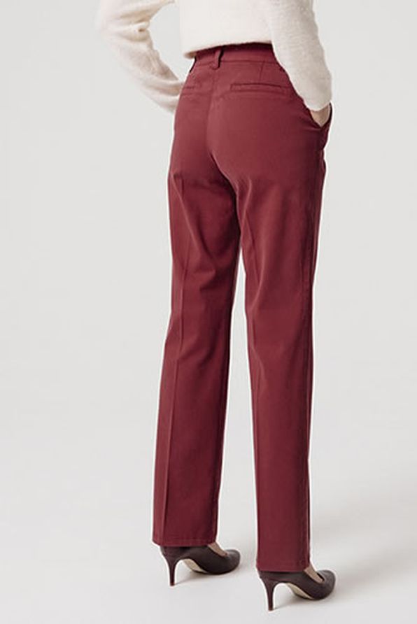 Olivette - Pantalon en Denim en Toile de Coton de Haute Qualité