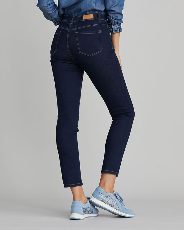 Jeans slim fit 7/8-broek 5 zakken Perfect Fit by Damart