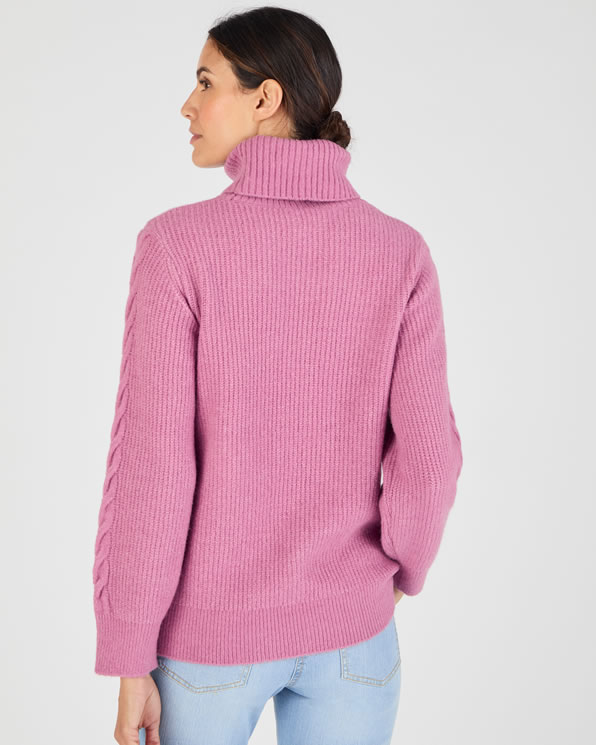 Pull col roulé torsadé Thermolactyl