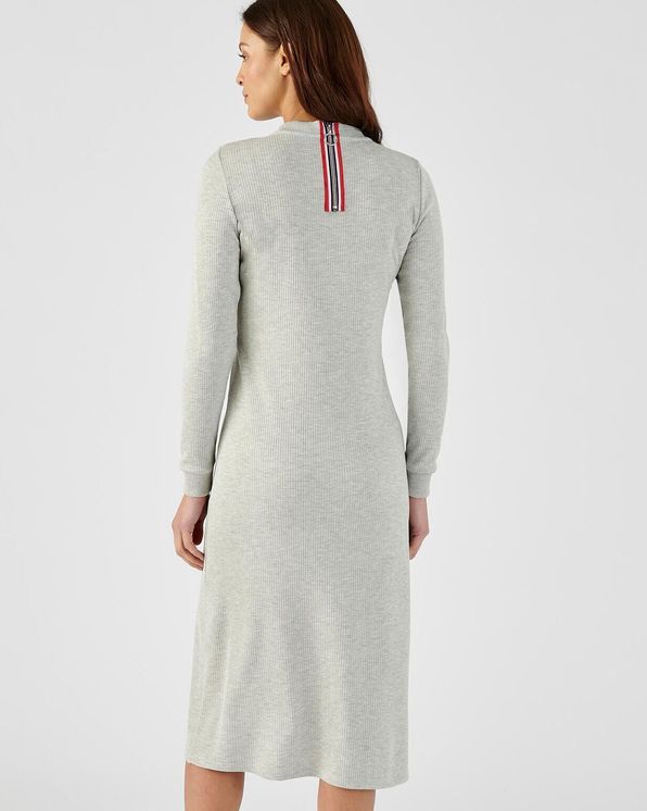Jurk in ribtricot met lange mouwen Thermolactyl®, Damart Vintage