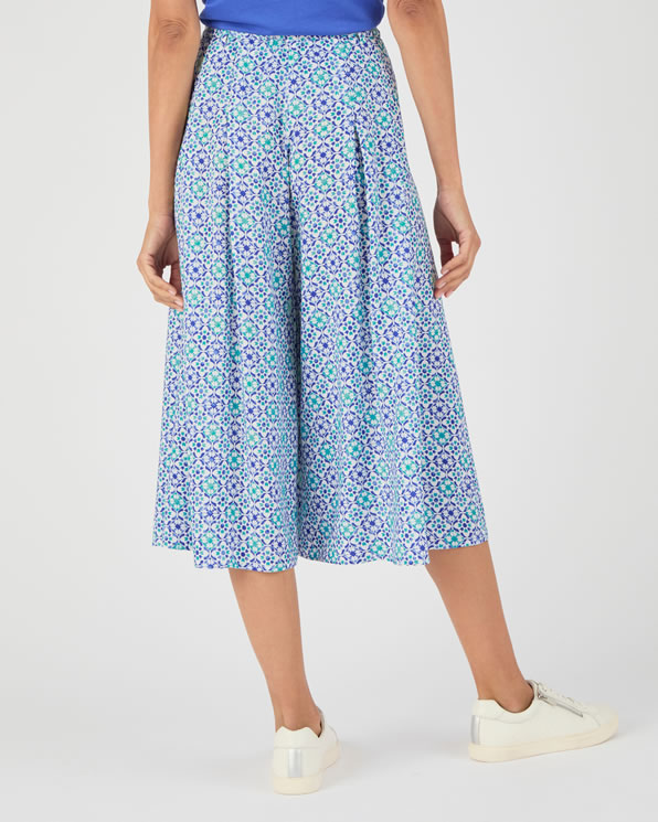 Jupe-culotte imprimé tropical Climatyl