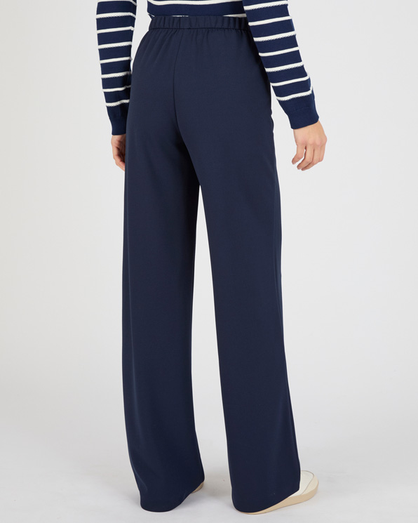 Wijde broek klassiek tricot