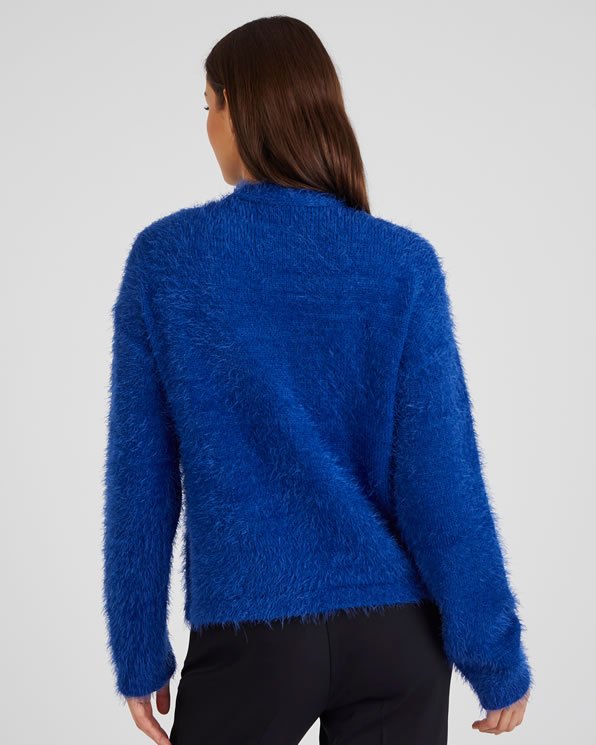Gilet court maille poilue douce Pulls et gilets Damart Belgique