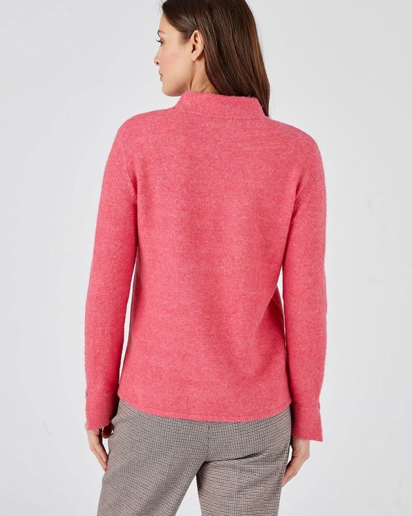 Pull in donzig fantasietricot, gerecycleerde vezels