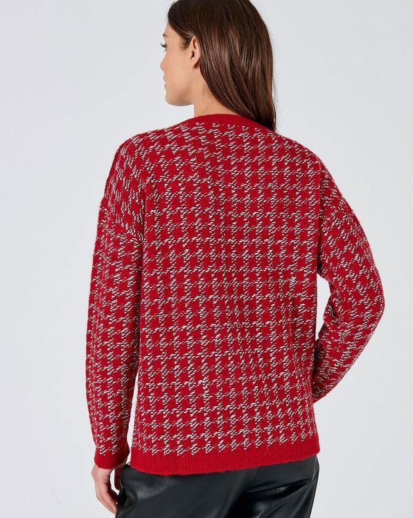Pull maille jacquard