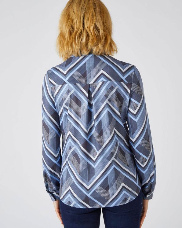 Blouse in warm tricot