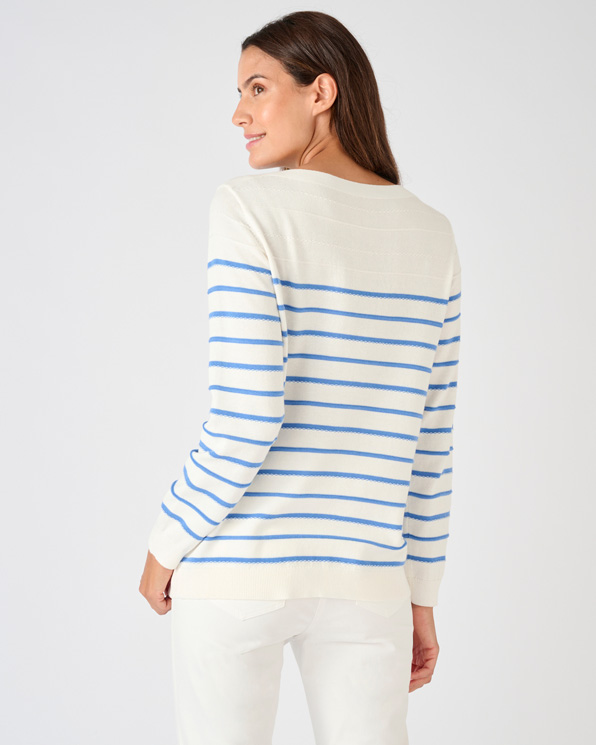 Pull rayures fantaisie