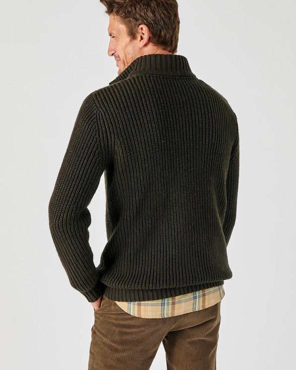 Dikke pull in wolmix, Engels tricot