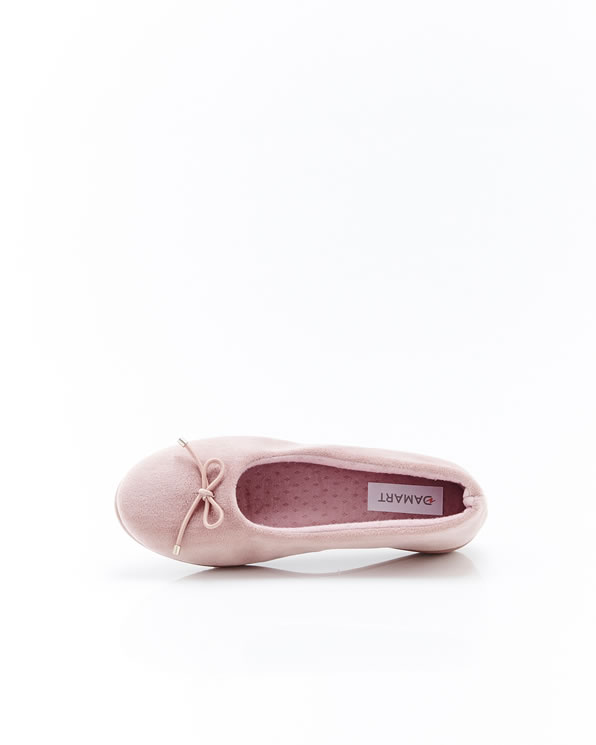 Ballerines compensées en velours
