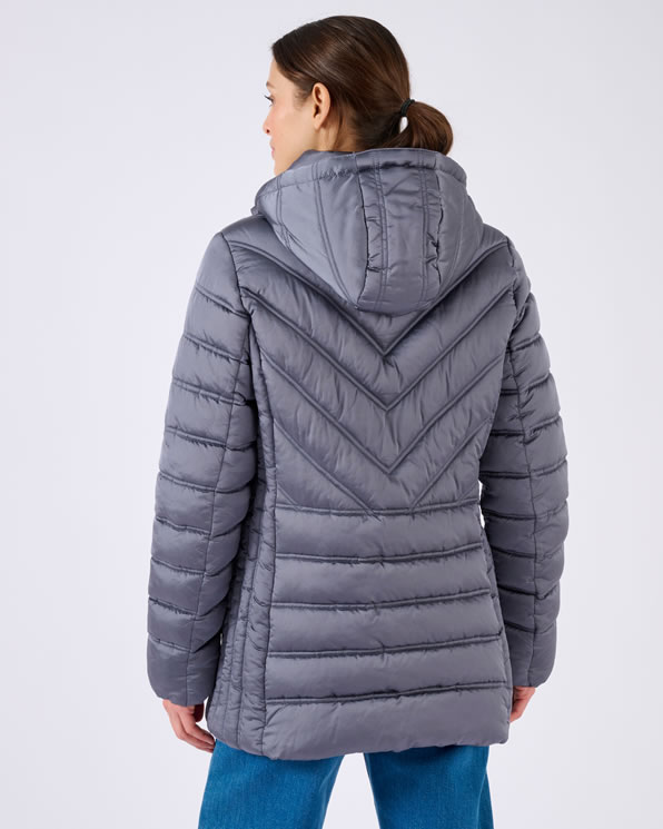 Parka tissu reliéfé Thermolactyl