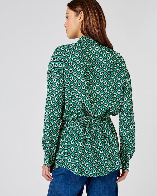 Chemisier-tunique à ceinture viscose Lenzing™ EcoVero™