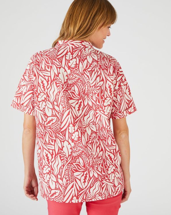 Blouse mélange lin