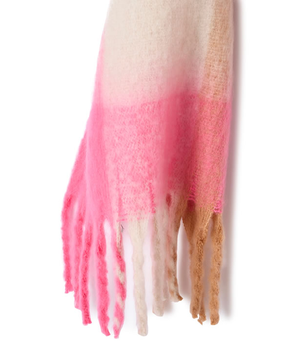 Sjaal ruit woleffect