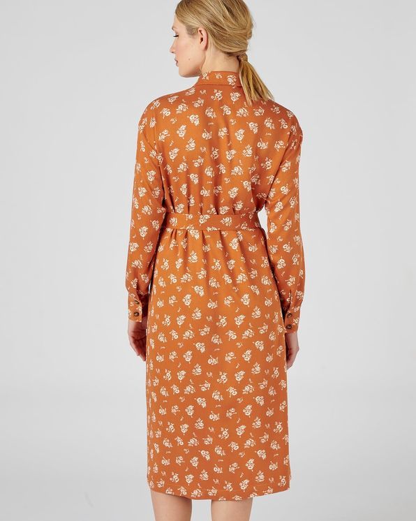 Robe à poches, imprimé fleurs