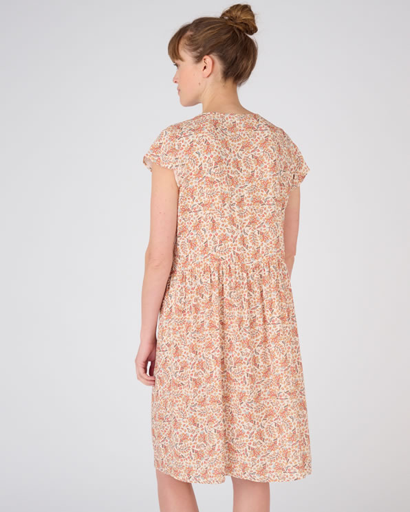 Jurk in zuivere viscose Lenzing™ EcoVero™