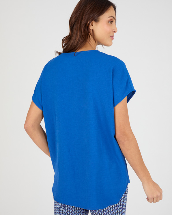 Blouse satijnen reliëf