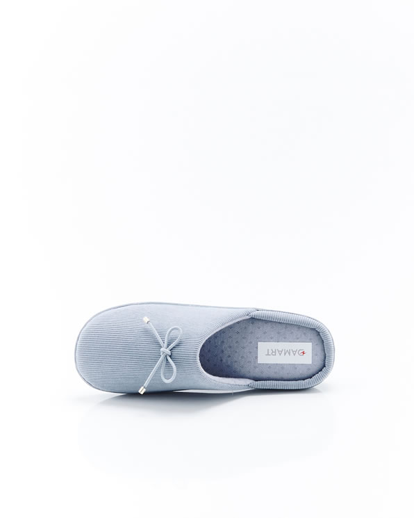 Mules emboîtantes en velours côtelé