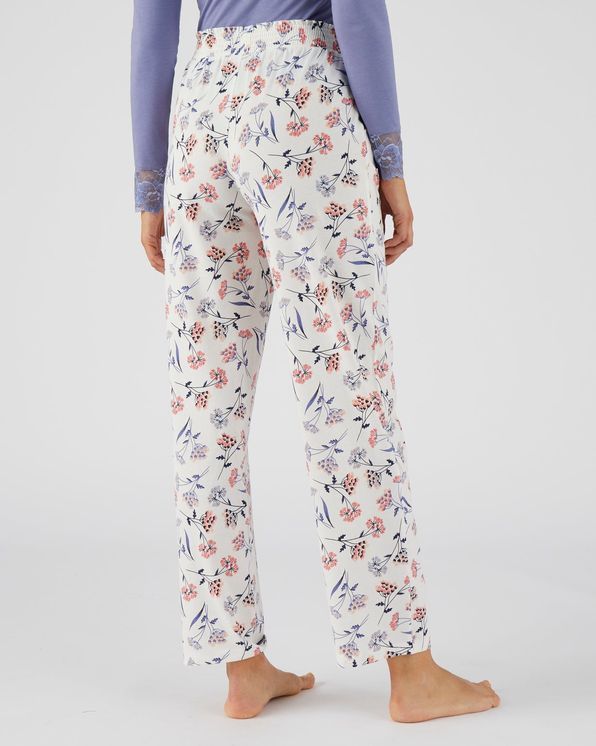 Uusnwaa Heren Koe Bont Print Pyjama Broek,Lounge Broek Met Zakken