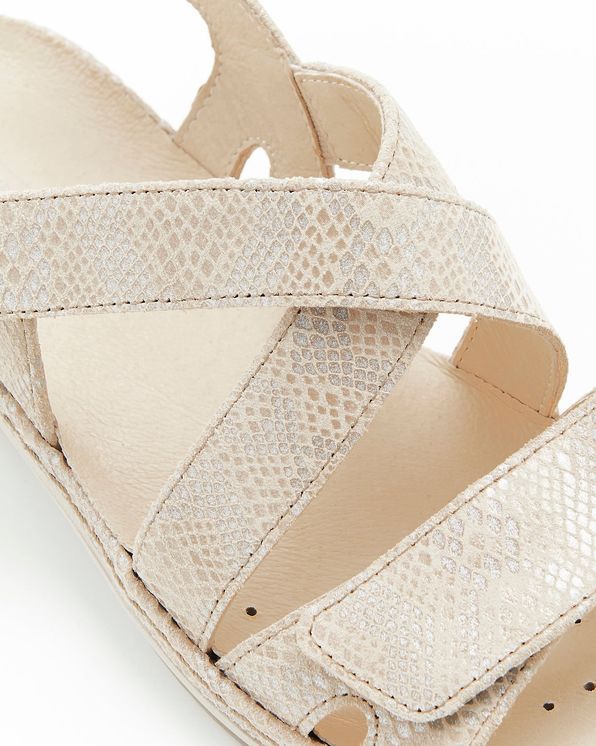 Sandales ouverture totale effet reptile Piedical®