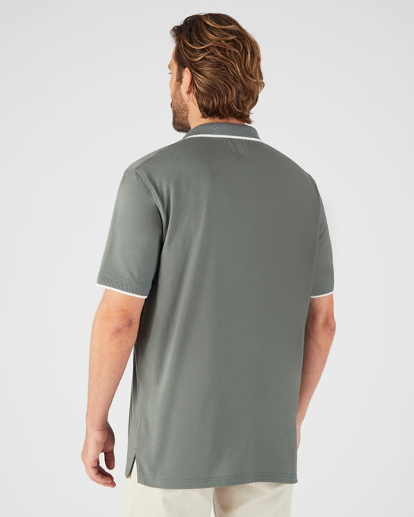 Polo manches courtes à col zippé Climatyl