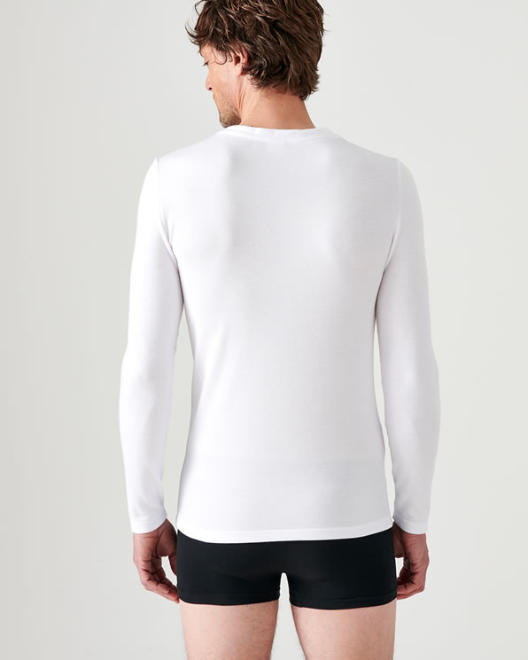 Dubbelzijdig gebreid T-shirt, lange mouwen Thermolactyl