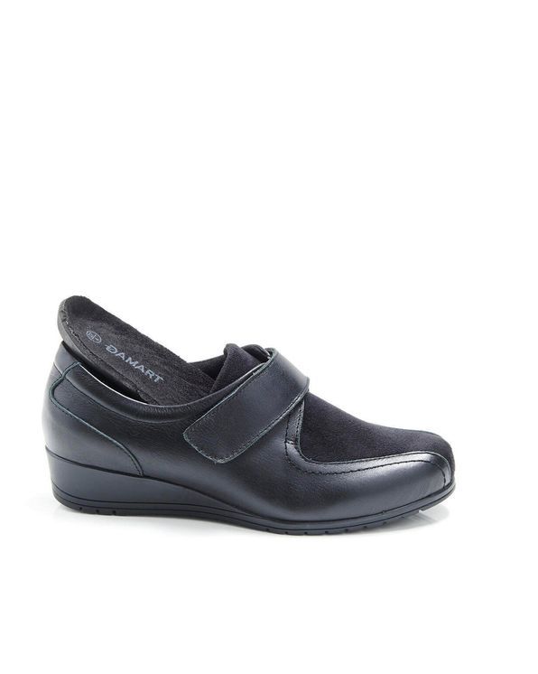 Derbies cuir vachette à scratch