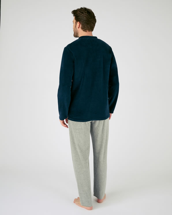 Pyjama velours coton mélangé