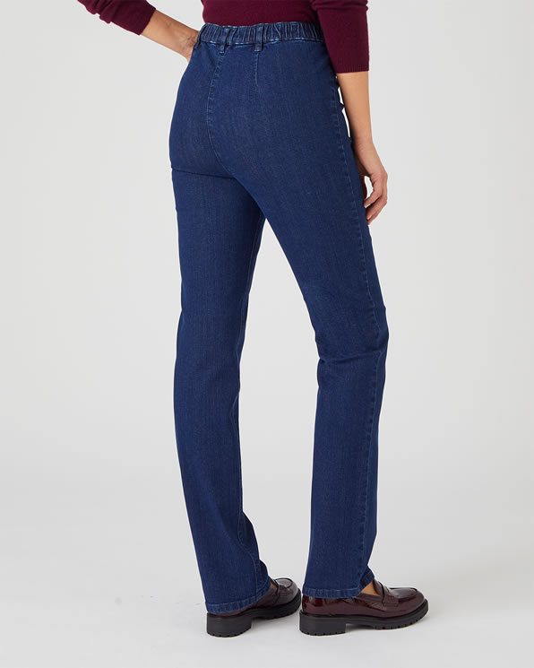 Jeans met platte buik-effect