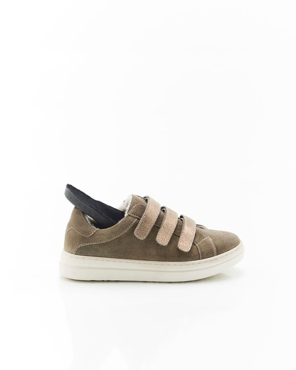 Lage sneaker met velcro-sluiting, Thermolactyl