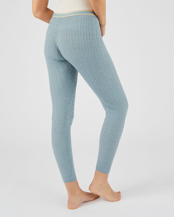 Legging in kabeltricot voor dames, Thermolactyl