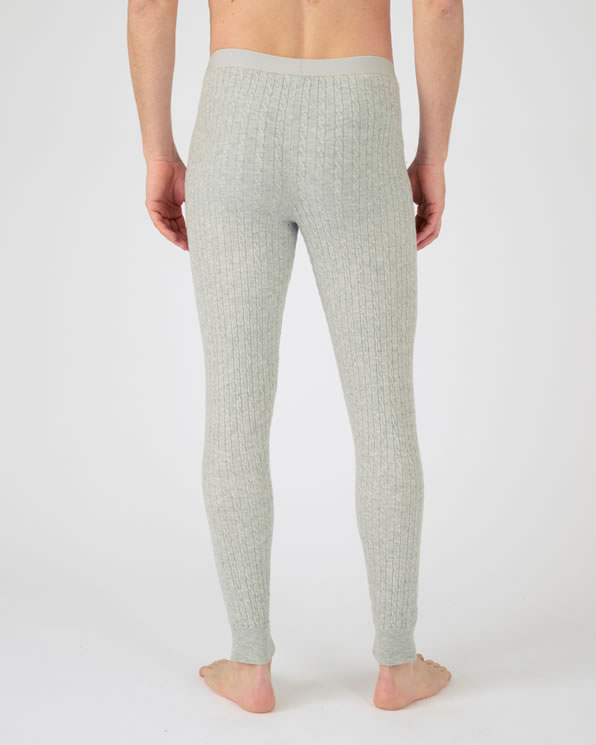 Legging in kabeltricot voor heren, Thermolactyl