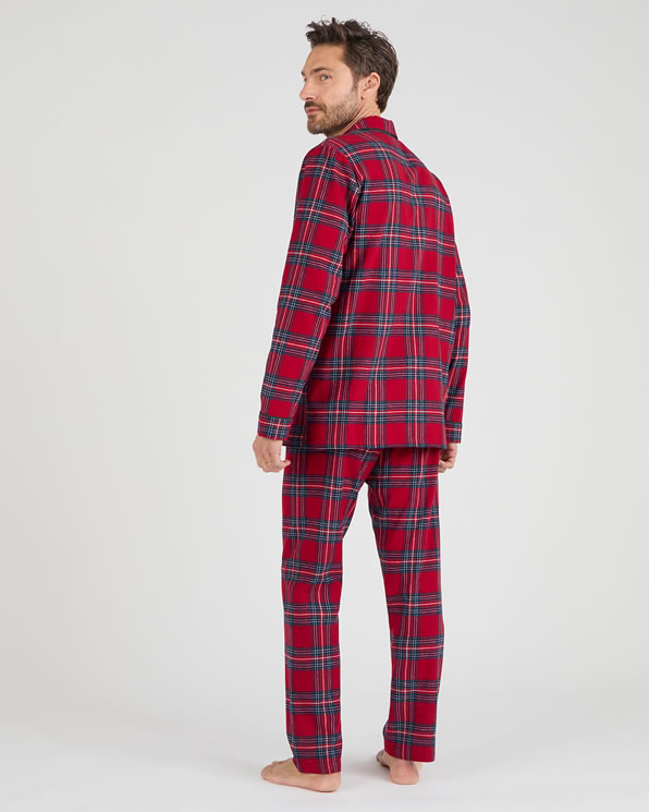 Pyjama en flanelle grattée pur coton