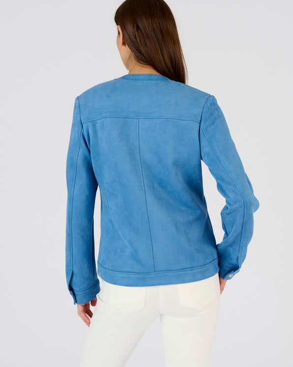 Veste suédine stretch