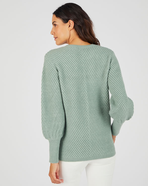 Pull jeu de maille fantaisie laine mélangée Thermolactyl