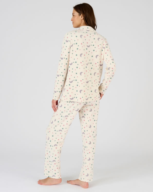 Pyjama met knopen Thermolactyl fleece