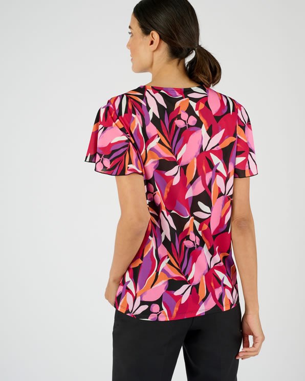 T-shirt manches courtes papillon