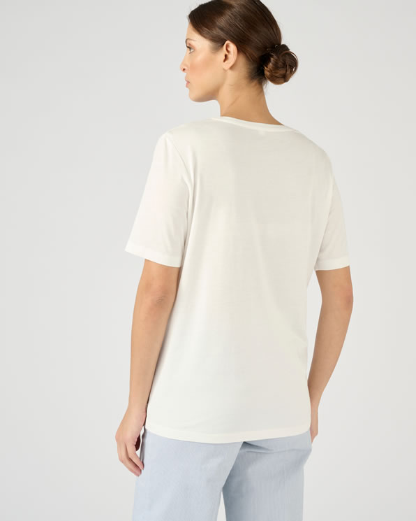 T shirt in jersey biologisch katoen T Shirts Poloshirts Damart Belgie