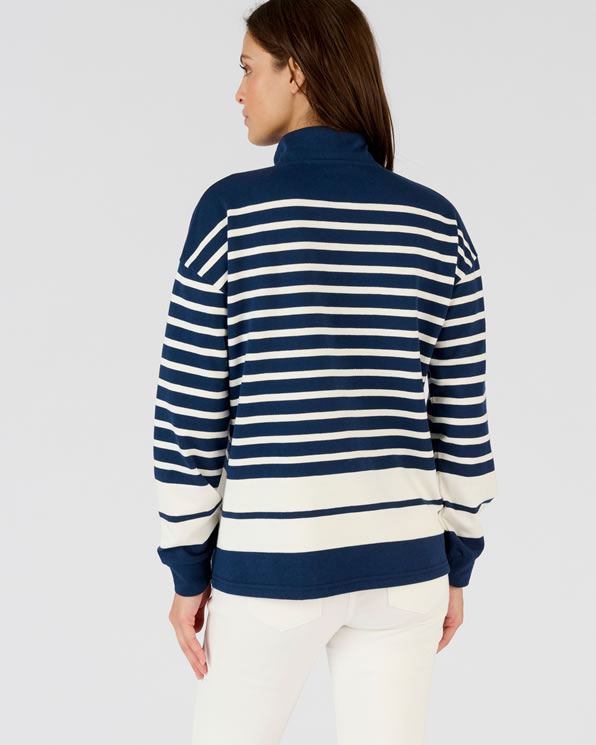Gestreepte sweater in katoenmix Pull en cardigans Damart Belgie