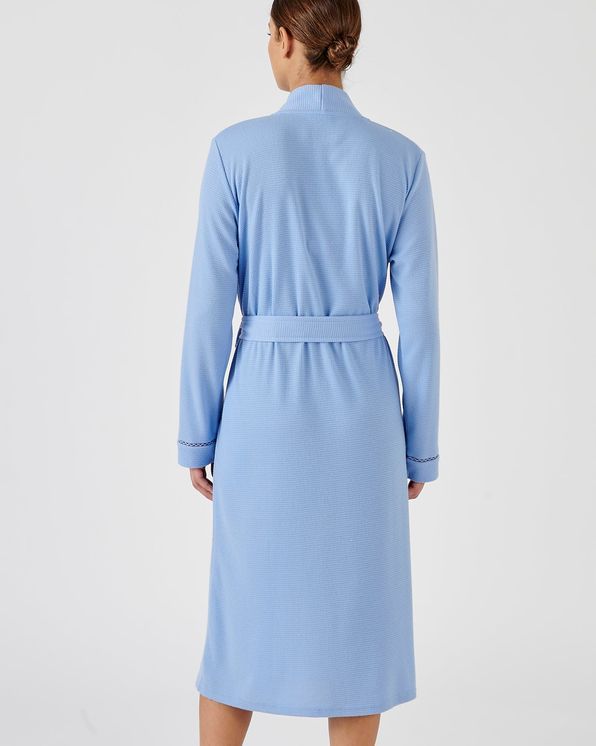 Robe de chambre maille fantaisie gaufrée