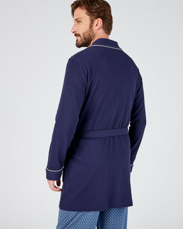 Robe de chambre maille nid d abeille Pyjamas peignoirs Damart Belgique