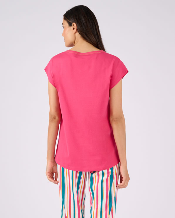 T-shirt de pyjama pur coton