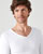 T-shirt col V, maille interlock Thermolactyl