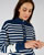 Sweat-shirt esprit marinière