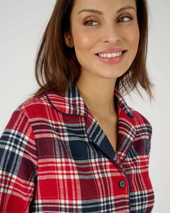 Slipdress puur katoen flanel